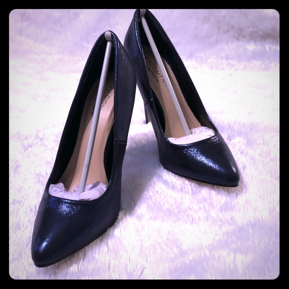 NEW midnight blue glitter stilettos Euro size 38